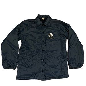 Vintage Blue Western Electric Co Small 34/36 Nylon Jacket Lined USA